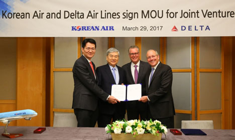 デルタ航空は、大韓航空とのパートナーシップ拡大を発表！マイルの相互獲得・利用が可能に！