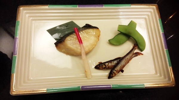 焼き魚、小魚の佃煮　長浜ロイヤルホテル