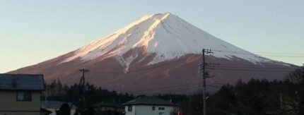 20161218-1-ありがたや合宿所から朝の富士山.JPG