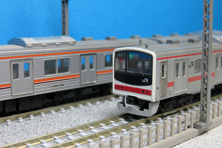 KATO 205系武蔵野線 改造前の1両シリーズ にゃいっちぃと電車のきっぷ 